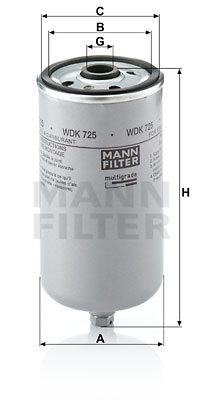 Filtru combustibil WDK 725 MANN-FILTER