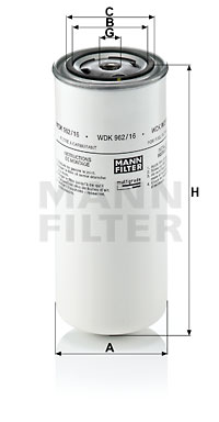 Filtru combustibil WDK 962/16 MANN-FILTER