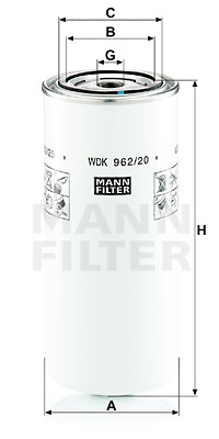 Filtru combustibil WDK 962/20 MANN-FILTER