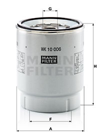 Filtru combustibil WK 10 006 z MANN-FILTER