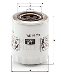 Filtru combustibil WK 10 019 MANN-FILTER