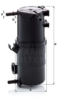 Filtru combustibil WK 10 034 z MANN-FILTER