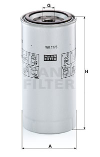 Filtru combustibil WK 1175 x MANN-FILTER