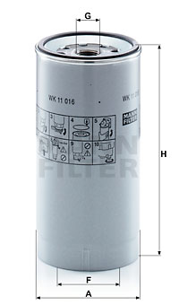 Filtru combustibil WK 11 016 z MANN-FILTER