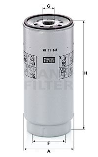 Filtru combustibil WK 11 045 z MANN-FILTER