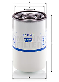 Filtru combustibil WK 11 051 MANN-FILTER