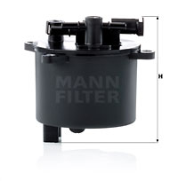 Filtru combustibil WK 12 001 MANN-FILTER