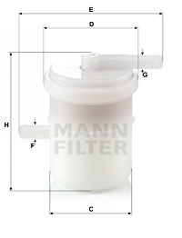 Filtru combustibil WK 42/81 MANN-FILTER