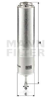 Filtru combustibil WK 5001 MANN-FILTER