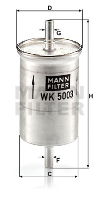 Filtru combustibil WK 5003 MANN-FILTER