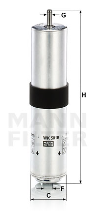 Filtru combustibil WK 5010 MANN-FILTER