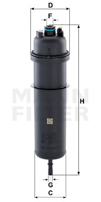 Filtru combustibil WK 5017 MANN-FILTER