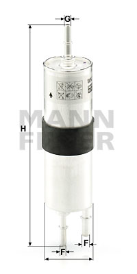 Filtru combustibil WK 515 MANN-FILTER