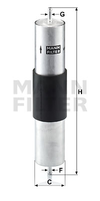 Filtru combustibil WK 516/1 MANN-FILTER