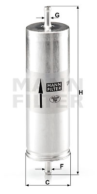 Filtru combustibil WK 516 MANN-FILTER
