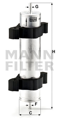 Filtru combustibil WK 521/2 MANN-FILTER