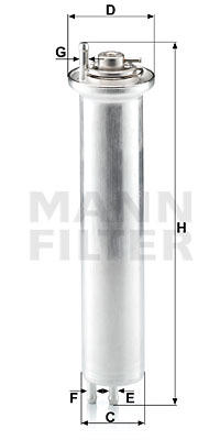 Filtru combustibil WK 532 MANN-FILTER