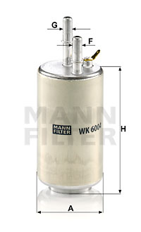 Filtru combustibil WK 6004 MANN-FILTER