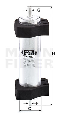 Filtru combustibil WK 6021 MANN-FILTER