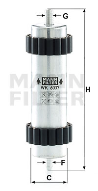 Filtru combustibil WK 6037 MANN-FILTER