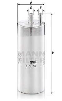 Filtru combustibil WK 7012 MANN-FILTER