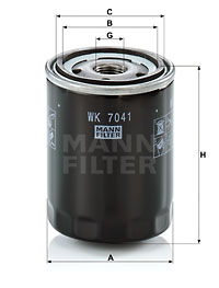 Filtru combustibil WK 7041 MANN-FILTER