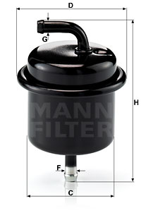 Filtru combustibil WK 710 MANN-FILTER