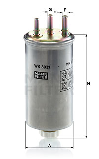 Filtru combustibil WK 8039 MANN-FILTER