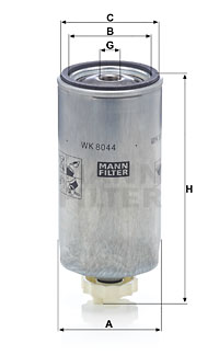 Filtru combustibil WK 8044 x MANN-FILTER