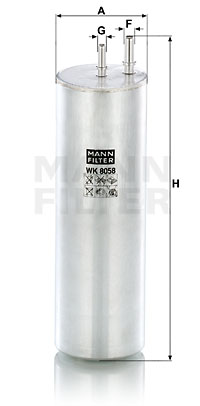 Filtru combustibil WK 8058 MANN-FILTER