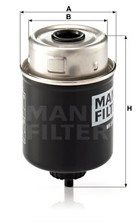 Filtru combustibil WK 8100 MANN-FILTER