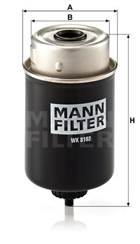 Filtru combustibil WK 8102 MANN-FILTER