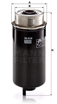 Filtru combustibil WK 8139 MANN-FILTER