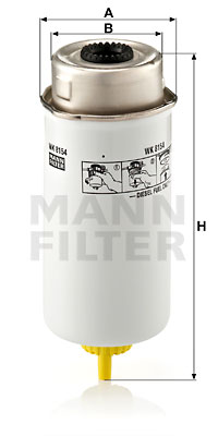 Filtru combustibil WK 8154 MANN-FILTER