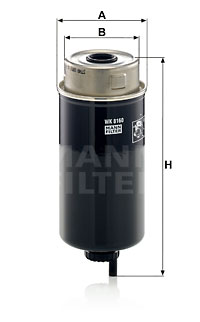 Filtru combustibil WK 8160 MANN-FILTER