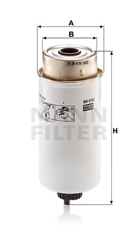Filtru combustibil WK 8163 MANN-FILTER