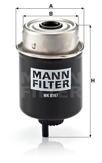 Filtru combustibil WK 8167 MANN-FILTER