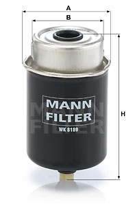 Filtru combustibil WK 8189 MANN-FILTER