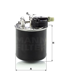 Filtru combustibil WK 820/14 MANN-FILTER