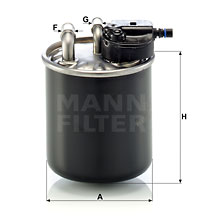 Filtru combustibil WK 820/21 MANN-FILTER