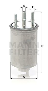Filtru combustibil WK 829/6 MANN-FILTER