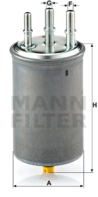 Filtru combustibil WK 829/7 MANN-FILTER