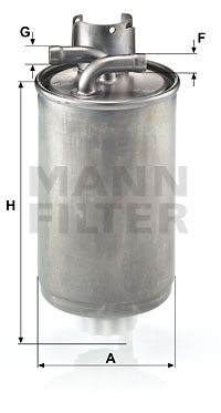 Filtru combustibil WK 829 MANN-FILTER