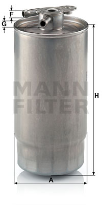 Filtru combustibil WK 841/1 MANN-FILTER