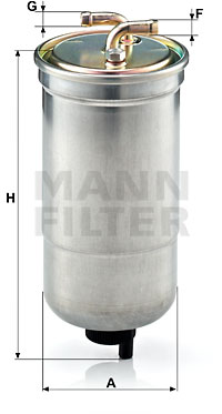 Filtru combustibil WK 853/16 MANN-FILTER