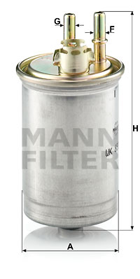 Filtru combustibil WK 853/7 MANN-FILTER