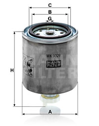 Filtru combustibil WK 9029 MANN-FILTER