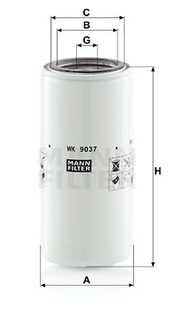 Filtru combustibil WK 9037 x MANN-FILTER