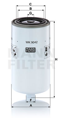 Filtru combustibil WK 9042 x MANN-FILTER