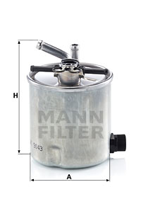 Filtru combustibil WK 9043 MANN-FILTER